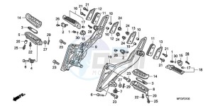 CB600FAA France - (F / ABS CMF) drawing STEP