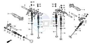 NT650V DEAUVILLE drawing CAMSHAFT/VALVE