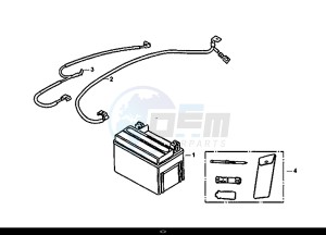 ORBIT III 50 (45 KM/H) (XE05W1-EU) (L8-M0) drawing BATTERY TOOL BOX