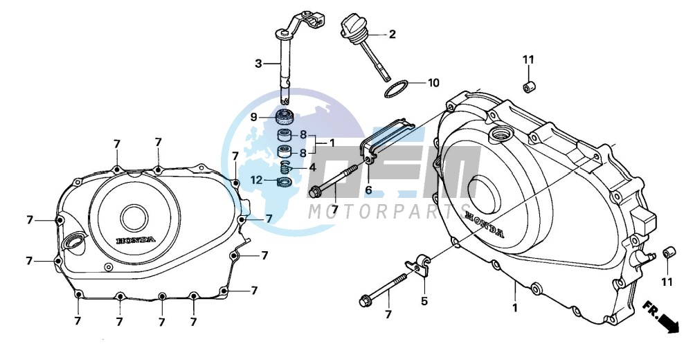 RIGHT CRANKCASE COVER