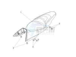 SHIVER 900 E4 ABS (EMEA, LATAM) drawing Saddle