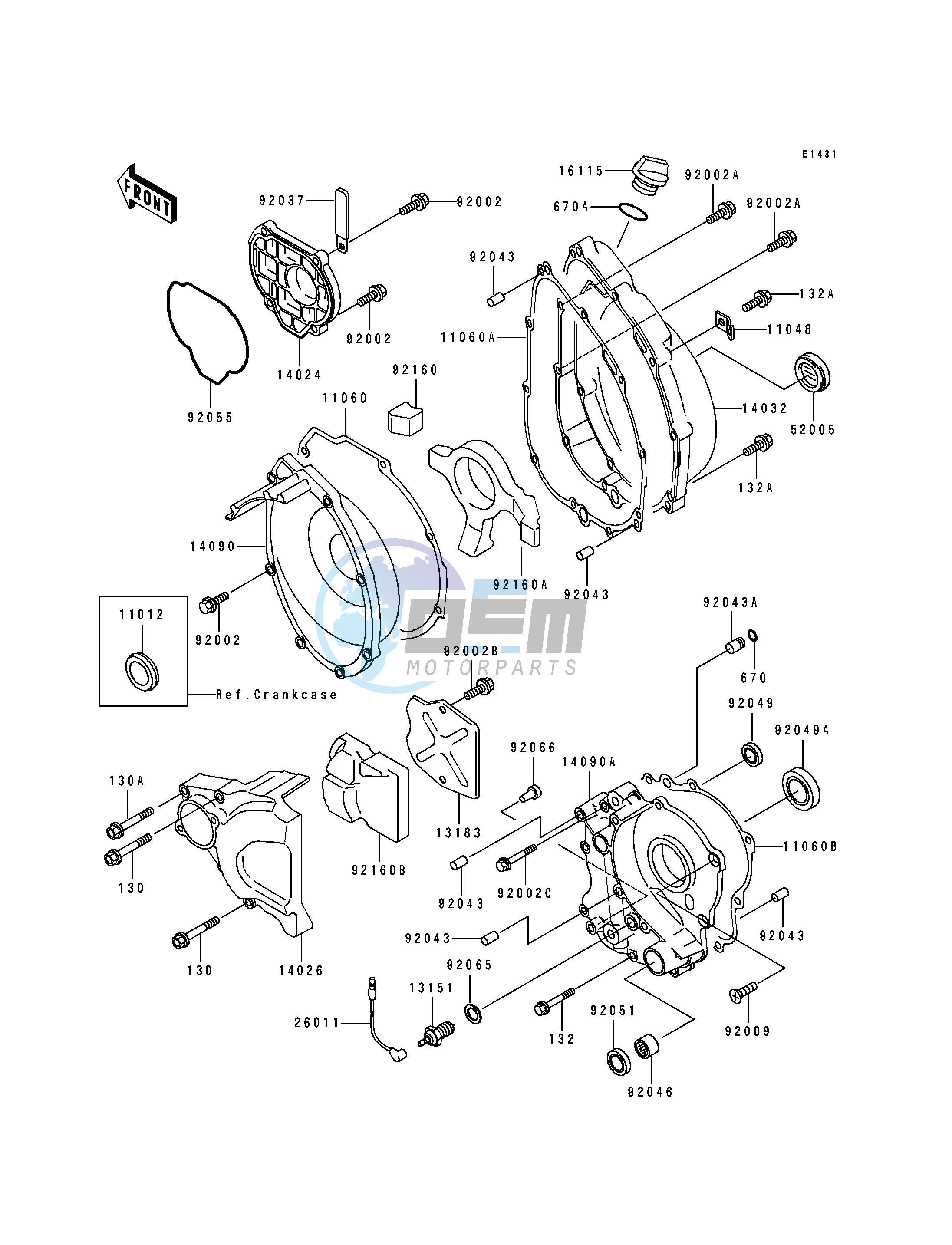 ENGINE COVER-- S- -