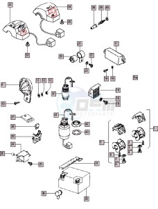 QUADRO_E-START_25-45kmh_K8-L0 50 K8-L0 drawing Electrical equipment