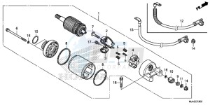 VT750C2SE Shadow - VT750C2S-E UK - (E) drawing STARTER MOTOR