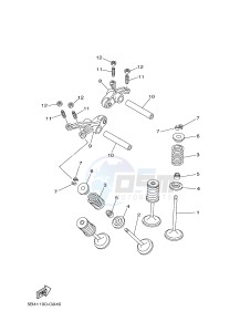 YXR700F YXR7FSPD RHINO 700 SPORTS EDITION (1RBM 1RBN 1RBP) drawing VALVE