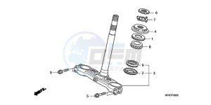 CB1000RA UK - (E / MPH) drawing STEERING STEM