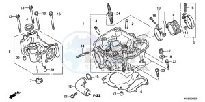 CRF150RBE CRF150RB Europe Direct - (ED) drawing CYLINDER HEAD