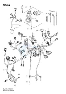 DL650 (E2) V-Strom drawing WIRING HARNESS (DL650AUEL1 E19)