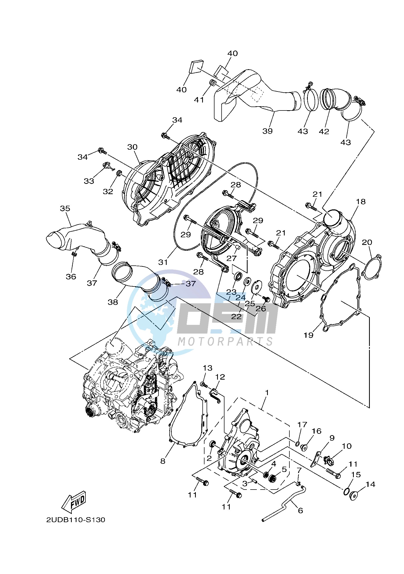 CRANKCASE COVER 1