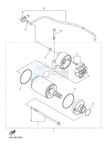 FZ8-SA FZ8 FAZER (ABS) 800 (1BD2) drawing STARTING MOTOR