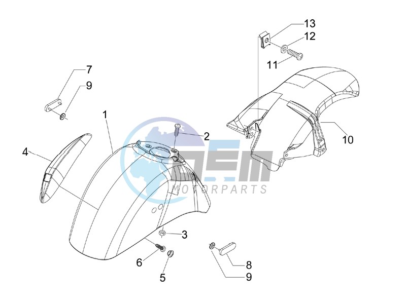 Wheel huosing - Mudguard