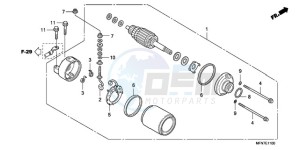 CB1000RA Europe Direct - (ED) drawing STARTING MOTOR