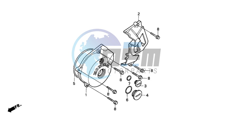 LEFT CRANKCASE COVER