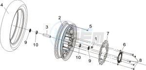 JOYMAX Z 125 (LW12W1-EU) (L9-M0) drawing FR. WHEEL