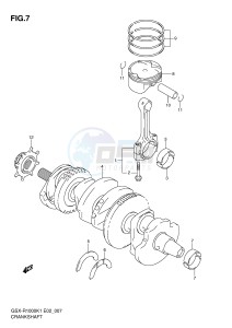 GSX-R1000 (E2) drawing CRANKSHAFT