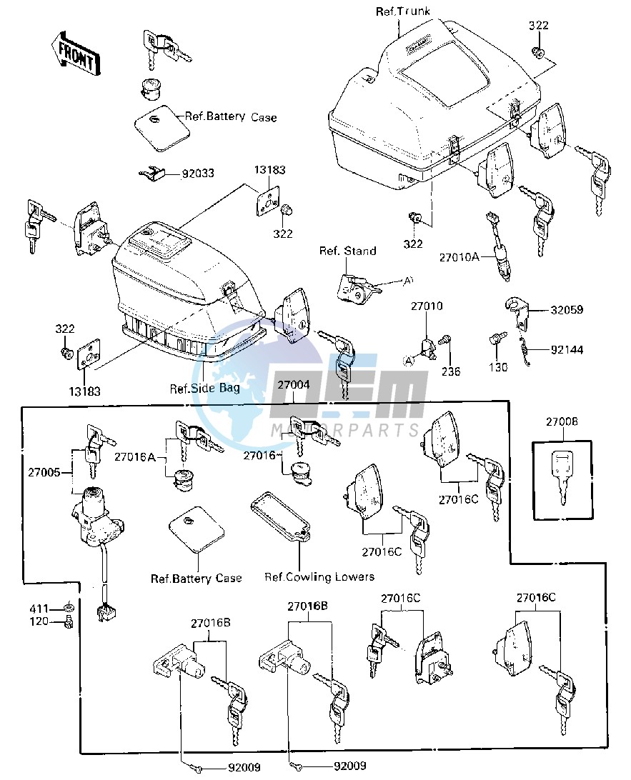 IGNITION SWITCH_LOCKS_REFLECTORS