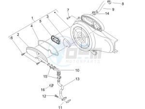 Zip 50 4T drawing Secondairy air box