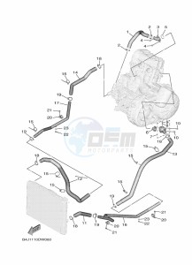 YXF1000EW YX10FRPAP (B4JF) drawing WATER PUMP