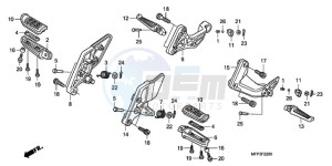 CB1300SA9 Australia - (U / ABS BCT MME TWO) drawing STEP