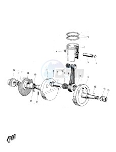 C2 SS TR [ROADRUNNER] (SS-TR) 125 [ROADRUNNER] drawing CRANKSHAFT_PISTON_ROTARY VALVE