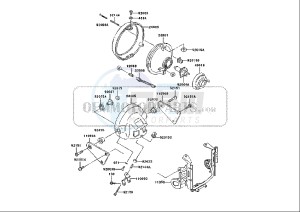 ZRX 1200 (EU) drawing HEADLIGHT