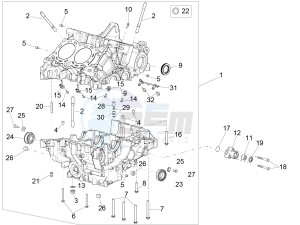 RSV4 1000 RR Racer Pack 2015 drawing Crankcases I