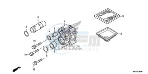 TRX420FMD TRX420 Europe Direct - (ED) drawing OIL PUMP