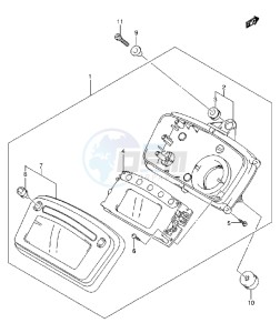 LT-A750X drawing SPEEDOMETER (LT-A750XL3 P17)