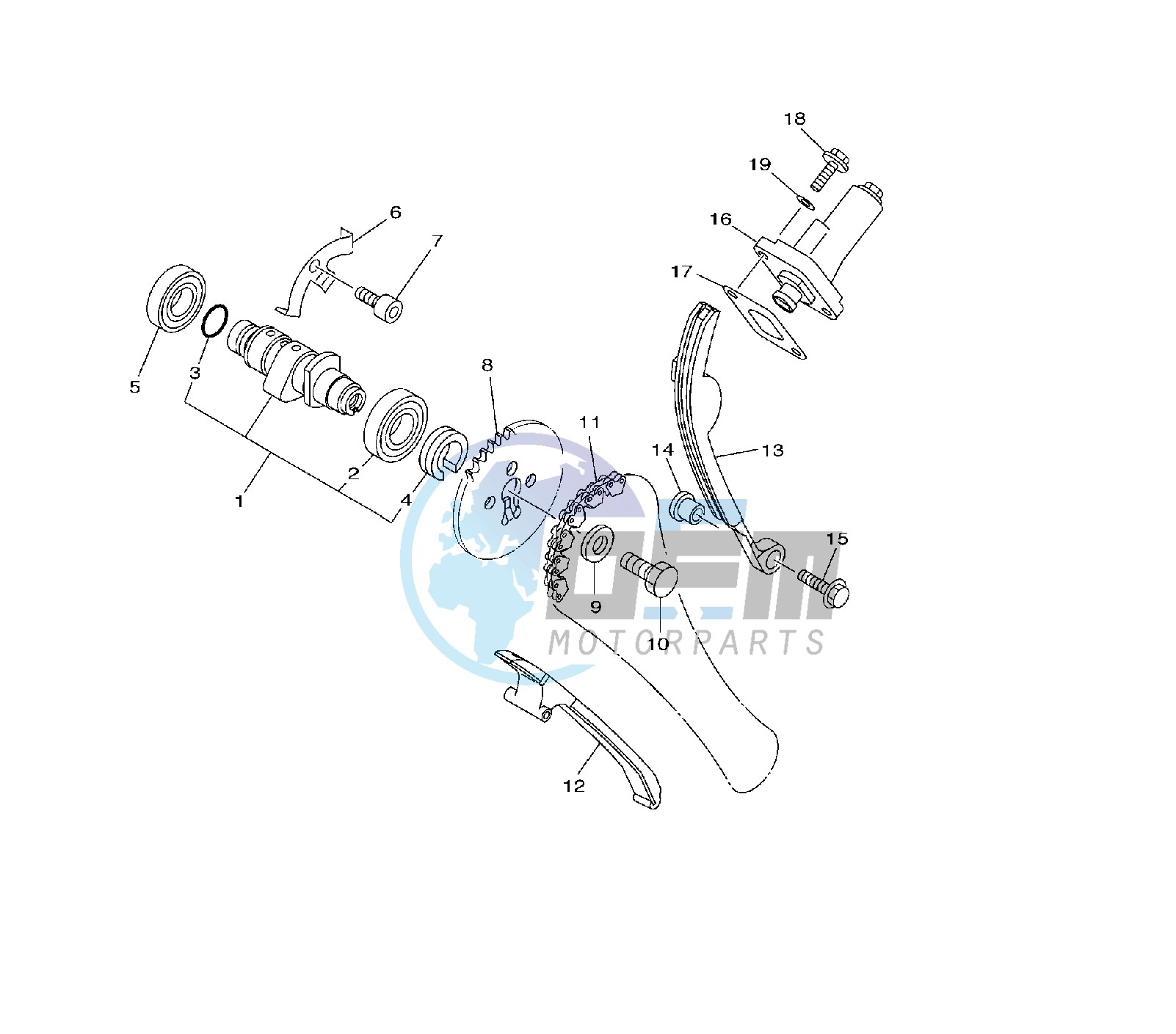 CAMSHAFT AND TIMING CHAIN