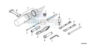 TRX500FE1F TRX500F Europe Direct - (ED) drawing TOOLS