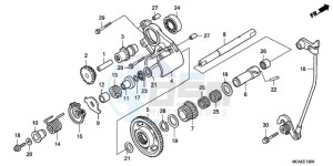 GL1800A France - (F / CMF) drawing REVERSE GEAR