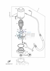 F250DET drawing TILT-SYSTEM-2