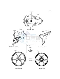 Z800 ZR800ADS FR GB XX (EU ME A(FRICA) drawing Decals(Ebony)