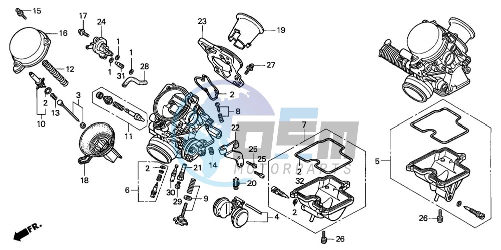 CARBURETOR (COMPONENT PARTS)