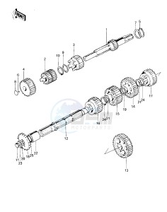 KD 80 C [KD80] (M1-M2) [KD80] drawing TRANSMISSION