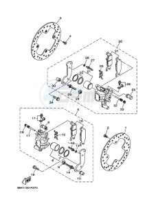 YFM700FWAD GRIZZLY 700 EPS (BDEJ) drawing REAR BRAKE CALIPER