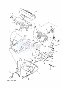 YFM700FWAD YFM7NGPAK (B4FN) drawing HEADLIGHT 2