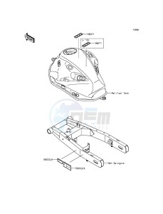 Z800 ZR800AGF FR GB XX (EU ME A(FRICA) drawing Labels