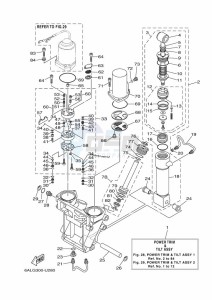 F250HET drawing TILT-SYSTEM-1