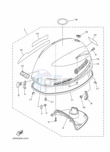 F20DETL drawing FAIRING-UPPER