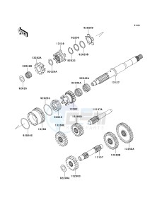 KVF 360 B [PRAIRIE 360] (B6F-B9F) B6F drawing TRANSMISSION