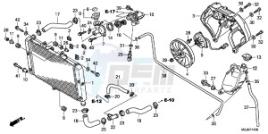 CBF1000FAC drawing RADIATOR