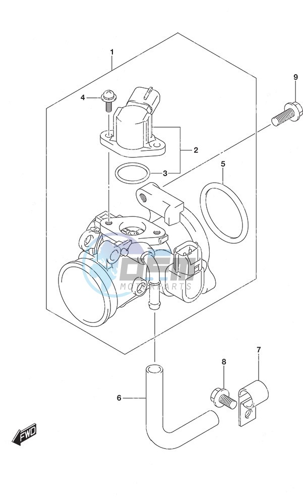 Throttle Body Non-Remote Control