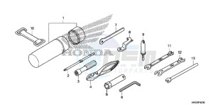 TRX420TM1E TRX420 Europe Direct - (ED) drawing TOOLS