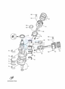 F250HETU drawing CRANKSHAFT--PISTON