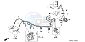 VFR800A9 UK - (E / ABS MME TWO) drawing PROPORTIONING CONTROL VALVE (VFR800A)