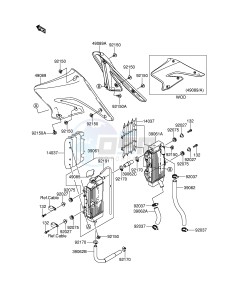 RM-Z250 (E28) drawing RADIATOR