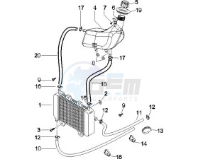 Runner 50 SP drawing Cooling system