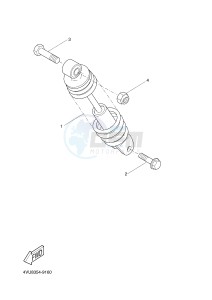 YN50FU NEO'S 4 (2ACB) drawing REAR SUSPENSION