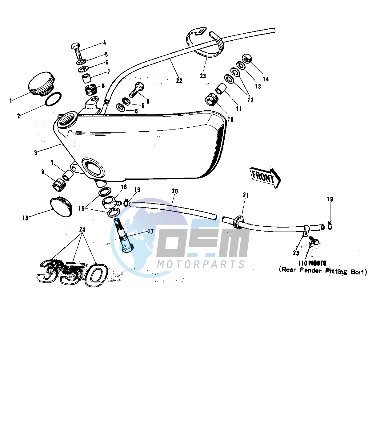 OIL TANK -- 74-75 F9-B_F9-C 350- -